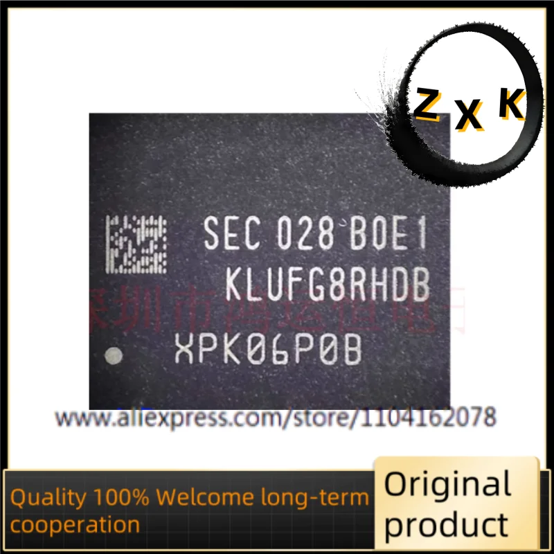 Brand new, KLUFG8RHDB-B0E1 BGA153-ball UFS3.1 512GB