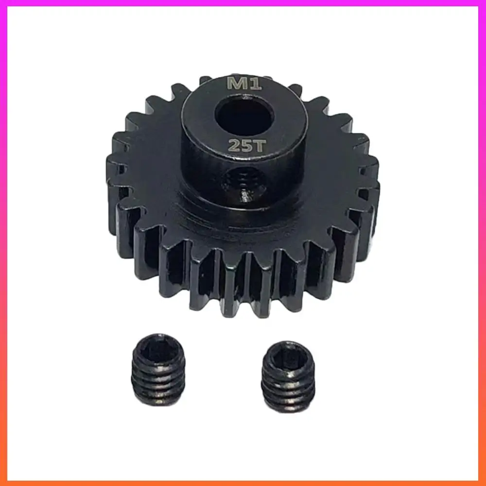 M1 5mm rondsel met M3 schroeven 23t-34t metalen rondsel koolstofstaal Rc auto motor tandwielen vervangende onderdelen voor 1/8 Rc Buggy Truck