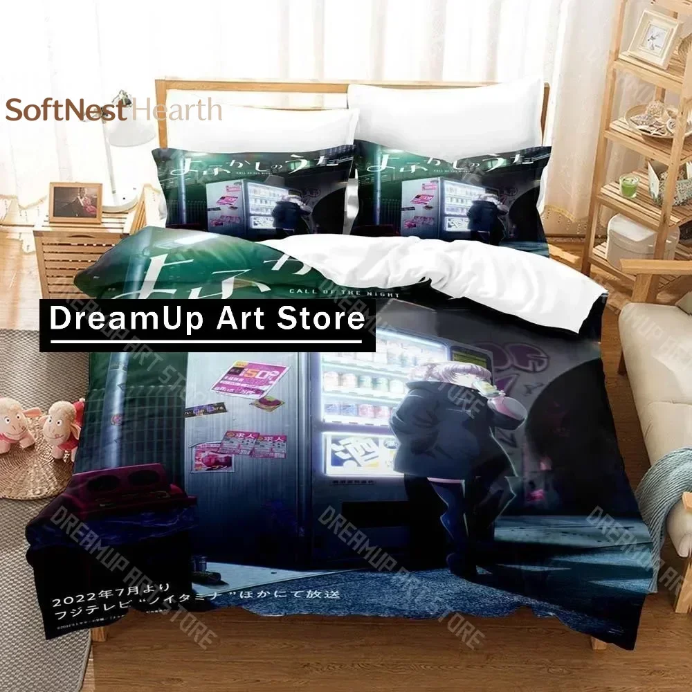 2026 3D Print CALL OF THE NIGHT Bedding Set Single Twin Full Queen King Size Bed Set Aldult Kid Bedroom Duvetcover Sets Anime Be