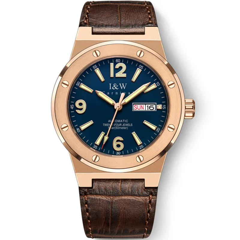 

Montre Homme CARNIVAL механические часы для мужчин брендовые роскошные автоматические наручные часы мужские 50 м водонепроницаемые спортивные часы Reloj Hombre