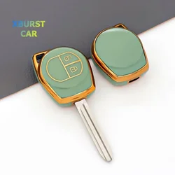 2 Buttons TPU Remote Shell Fob Holder for Suzuki Swift SX4 Liana Aerio Jimny Samurai Amagatarai Grand Vitara Car Key Case Cover
