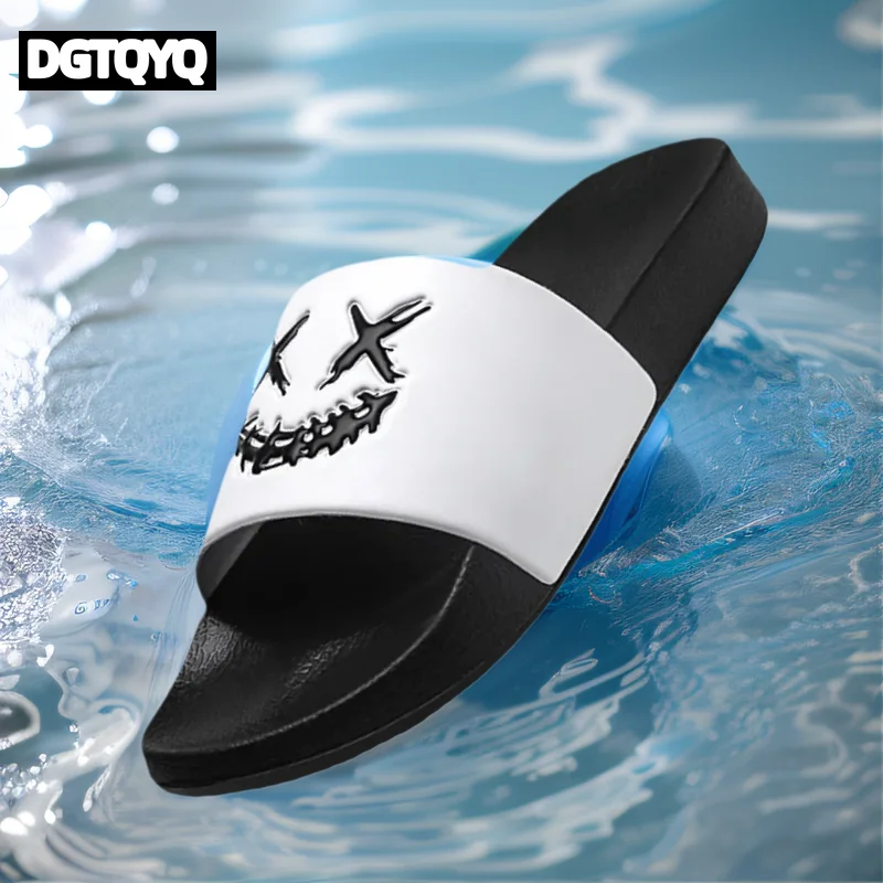 Summer Men Slippers Indoor Outdoor Casual Non-slip Beach Shoes for Women Breathable Home-based Shoe Large Size Slippers