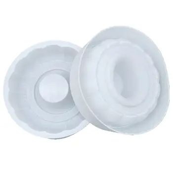 Rund Blomma Bakform Bakplåt Fransk Efterrätt DIY Chokladpudding Födelsedagsmousse Tårtdekoration Bakmaterial 6 best sales Pudding tray - №5