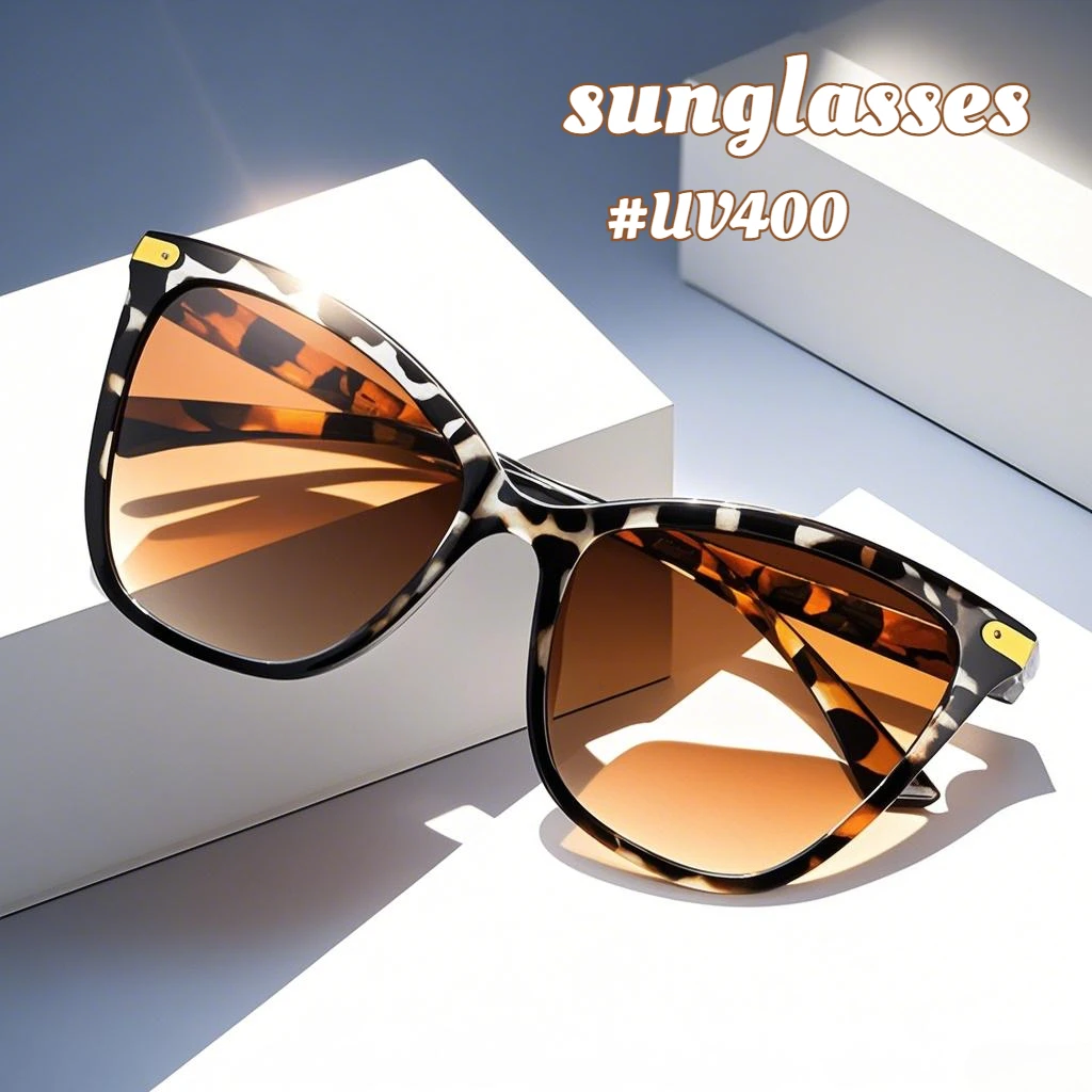 

Fashion Large Frame Sunshade Sunscreen UV Sunglasses Men and Women Retro Square Senior Sense of Outdoor Travel Sunglasses