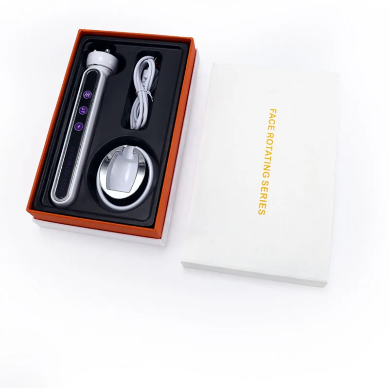 Riscaldamento RF 3in1 EMS viso 360 °   Massaggiatore a rulli Massaggiatore a rulli per lifting facciale Ringiovanimento della pelle Stringere lo strumento di bellezza