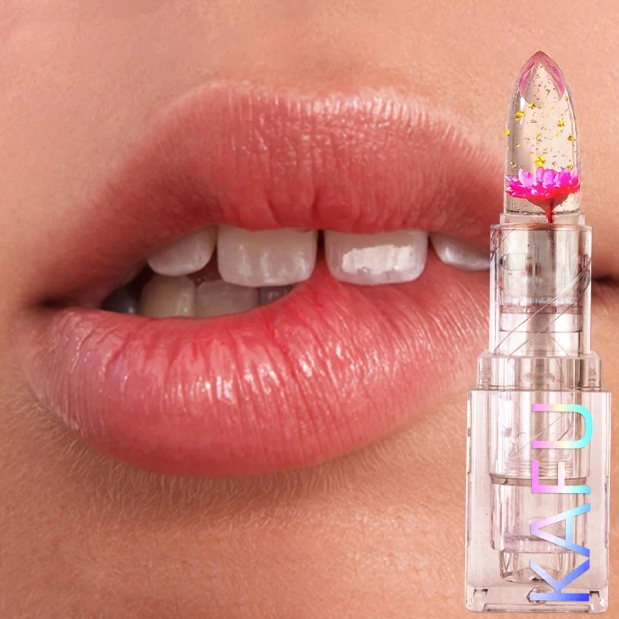 1 قطعة بريق هلام أحمر الشفاه بلسم الشفاه تغيير لون شفاف ترطيب كريستال بيرليسسينت الشفاه سمنة ملمع تينت ماكياج