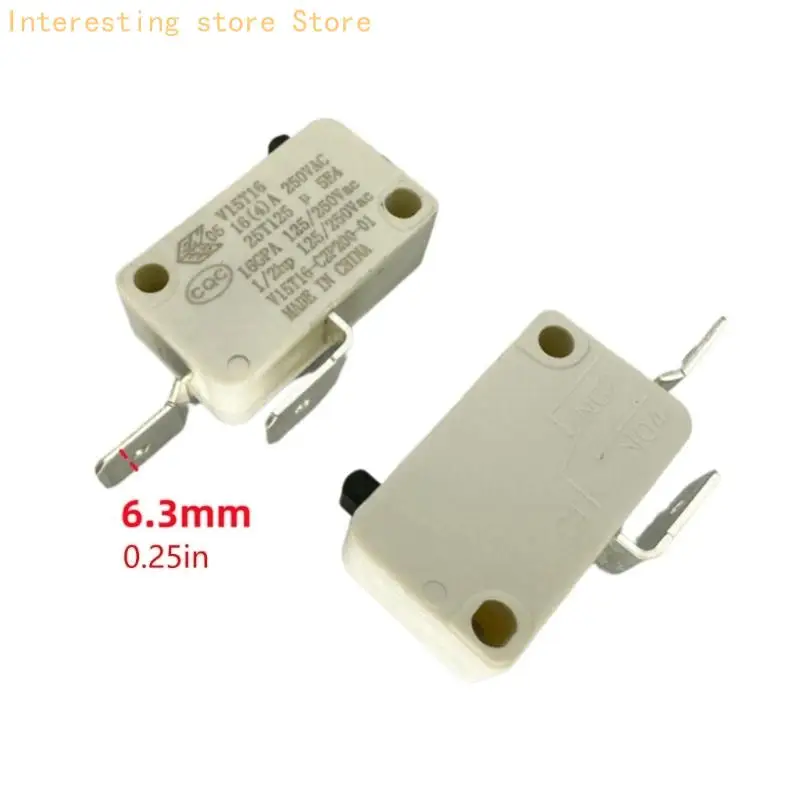 Industrielle Steuerkontakteinheit V15T16-C2P200-01 16A 250VAC 1NO Drucktastenteil für Endlagen, Gerätereparatur und 55KC – Detail 6