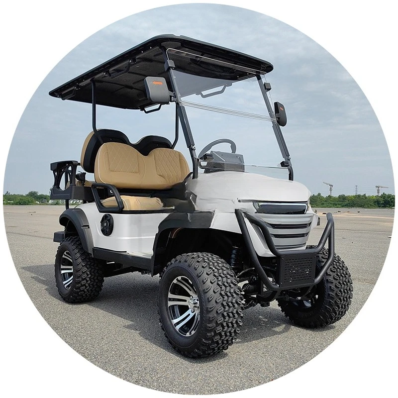 Высокопроизводительная бензиновая тележка для гольфа на 4 + 2 человека