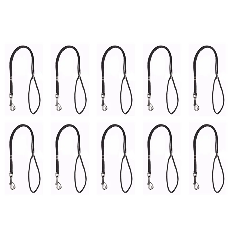 A19F-10X Dog Pet Cat Animal Noose Loop Lock Clip Rope For Grooming Table Arm Bath 52Cm