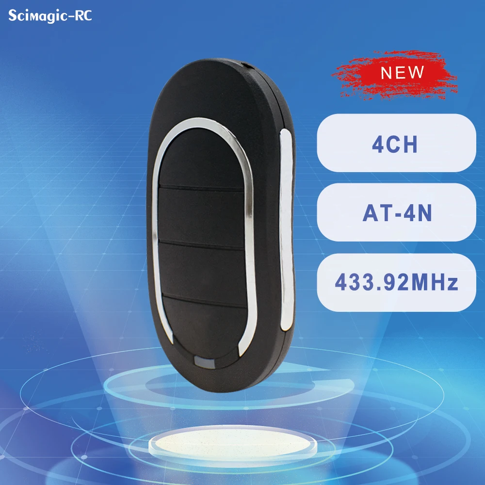 Alutech-باب المرآب جهاز التحكم عن بعد استنساخ الناسخ ، فتحت بوابة ، رمز المتداول ، 433.92MHz ، AT-4N #1