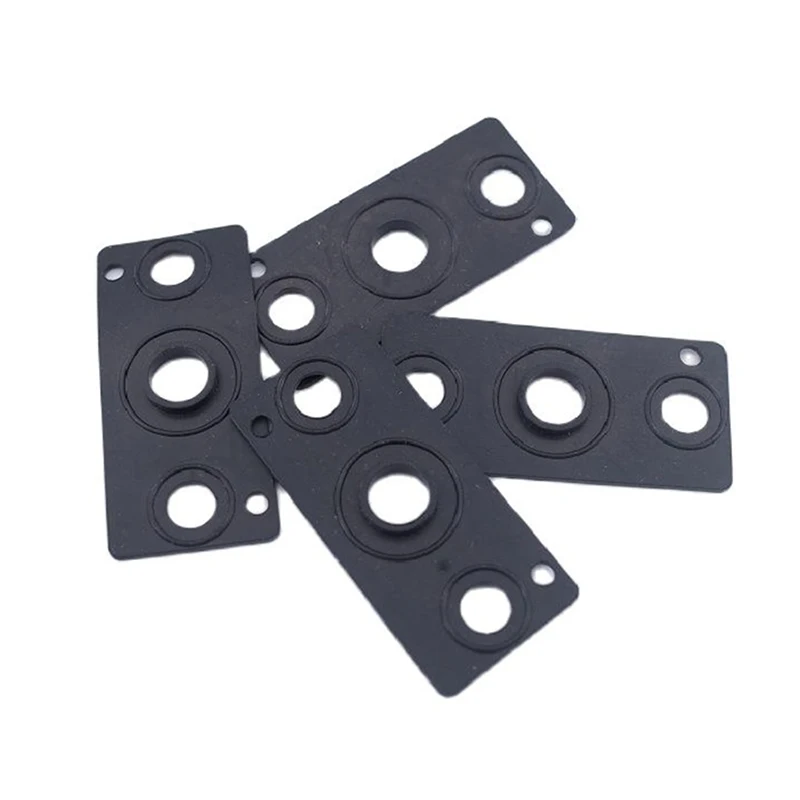 Confluence board 4V210-08 solenoid valve base film row film connection row blind plate sealing rubber gasket full