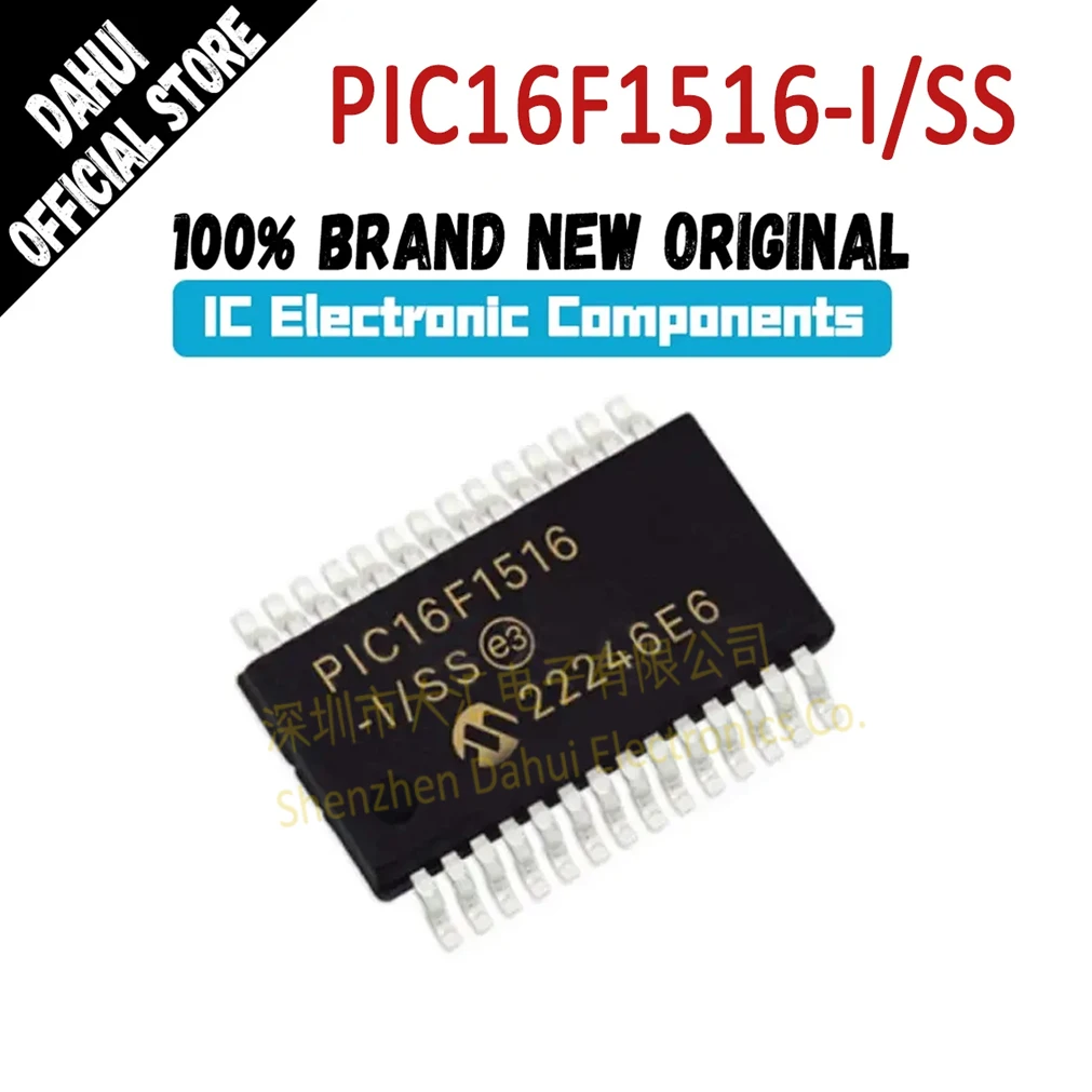 PIC16F1516-I/SS PIC16F1516-ISS PIC16F1516-I PIC16F1516 PIC16F PIC16 PIC IC MCU Chip SSOP-28