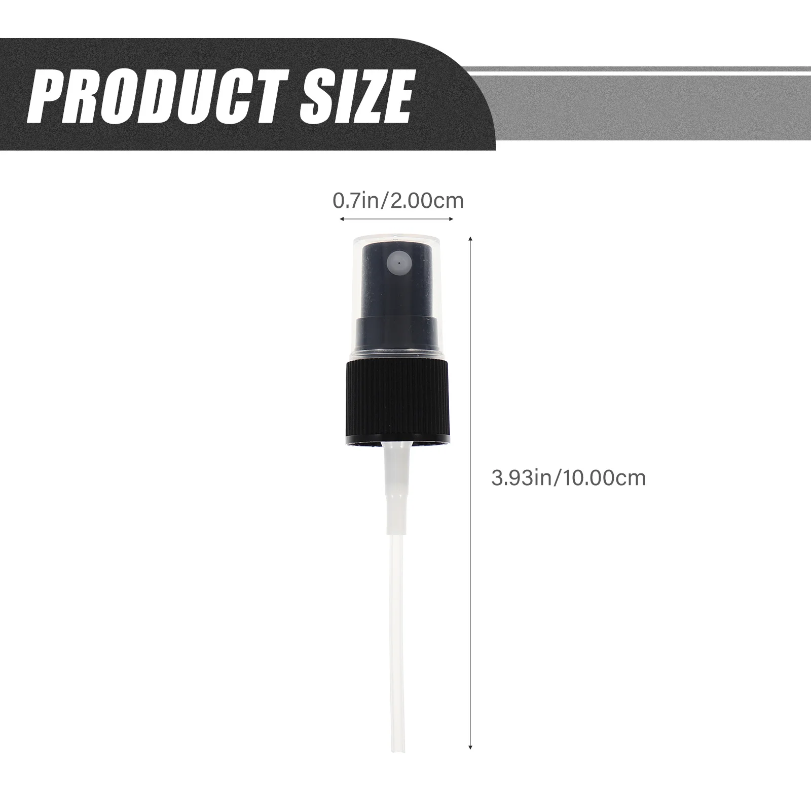 40 قطعة من فوهة الرش البديلة بغطاء شفاف بخاخ رذاذ ناعم لزجاجة الزيوت العطرية #5