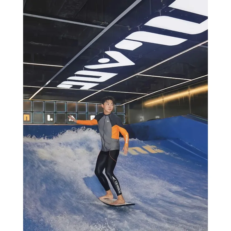Light Blue Sea Theme Double Lane Surf Simulator Custom Commercial Water Park Amusement Equipment With Factory Price
