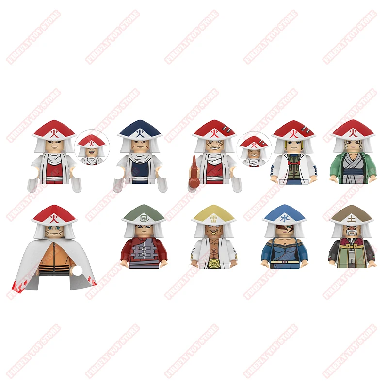 Naruto Animation Game Peripheral Toys Gaara Itachi Hidan Kakashi Obito Kisame Small Doll Anime Action Model Figures Collection - Image 5