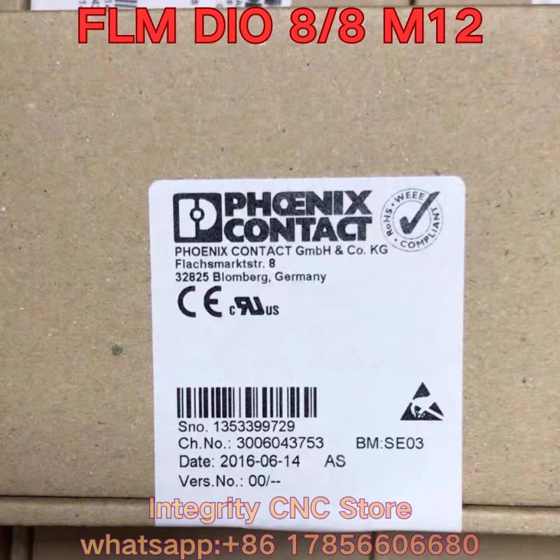 New FLM DIO 8/8 M12 breakout module
