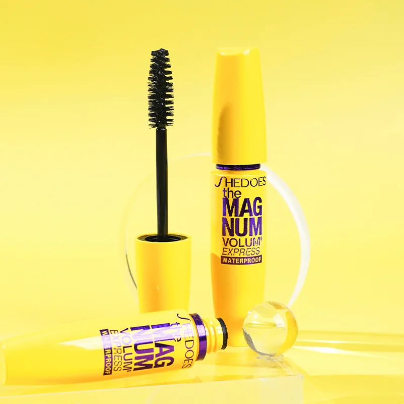 SHEDOES-Mascara résistant à l'eau, longue durée, couleur jaune