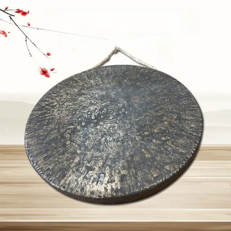 Bronze Gong Meditation Sound Healing Gongs Handheld Black Tambourines Professional Adult Beginners Percussion Instruments