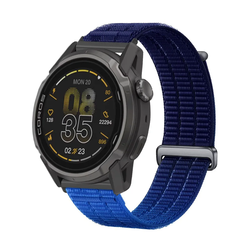 Universal 24mm Gradient Nylon Watchband for COROS and Suunto 7 9 Smartwatches Skin-Friendly Breathable Replacement Strap