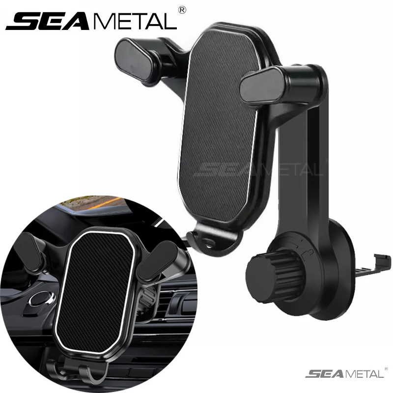 SEAMETAL Universal Car Air Vent Phone Mount Extension Clip Air Vent Phone Holder Hands-Free Cellphone Bracket for iPhone Samsung