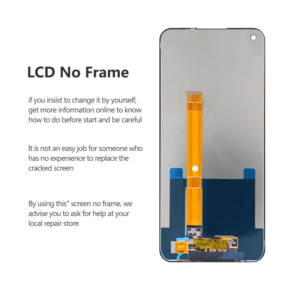 6.52\'\' For OnePlus Nord N100 LCD Display Screen Touch Digitizer Replacement For One Plus 1+ N100 BE2013 BE2015 Screen With Frame