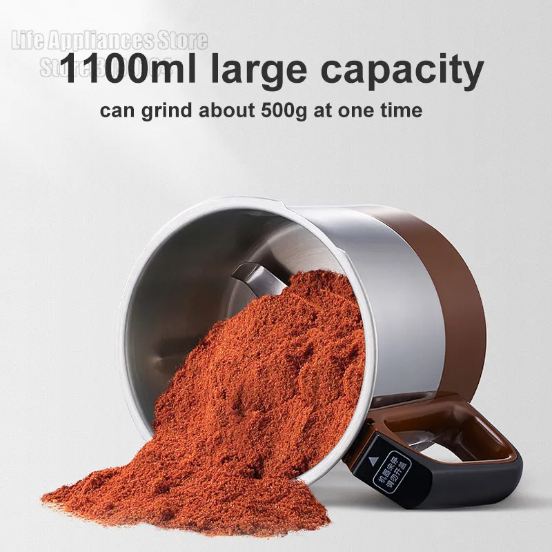 Joyoung M01 Electric Grinder 220V Beans Grain Coffee Grinding Milling Machine 500W Stainless Steel Speed Adjustable For Home