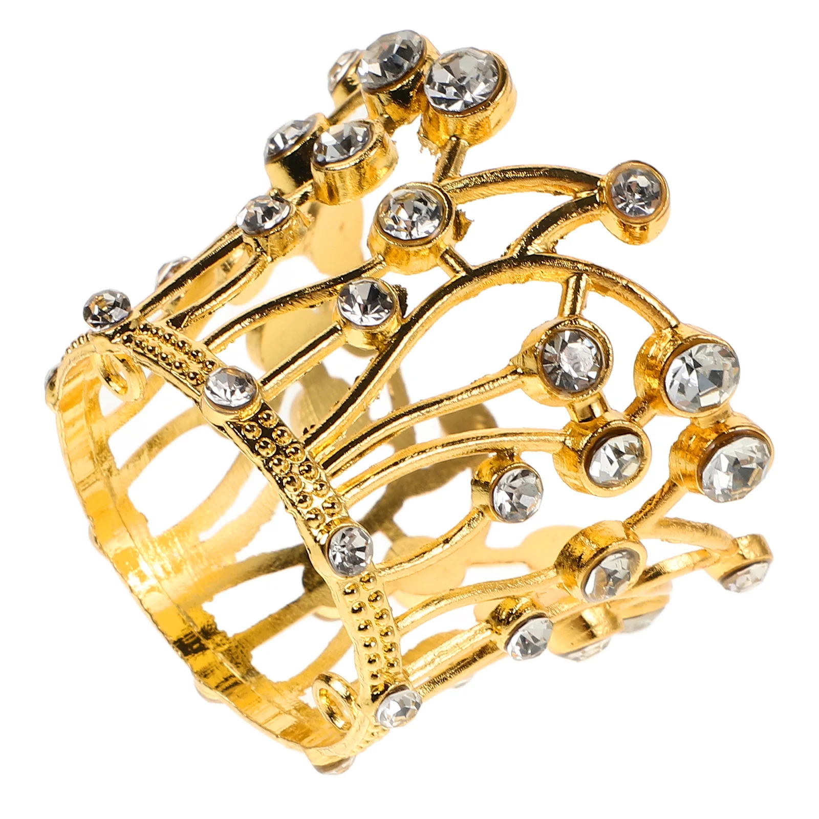 

Винтажная корона, топпер для торта, мини-тиара со стразами, маленькая корона для детского душа, товары для вечеринок принцессы, элегантный декор ручной работы