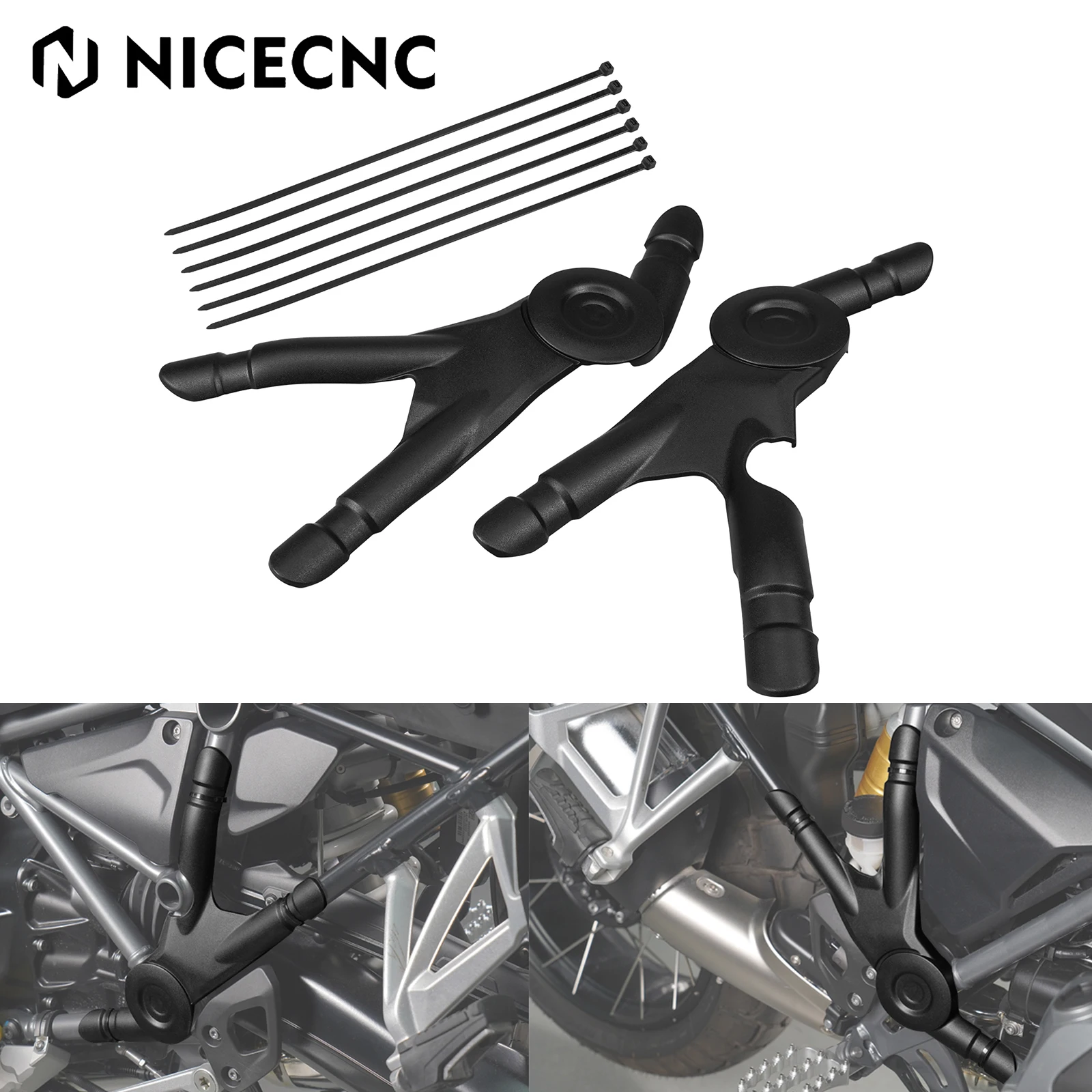 

Защитная накладка на раму для BMW R1250GS/Adventure 2018-2024, R1200GS 2016-2018, R1200GS Adventure 2013-2018, R1250GS GSA