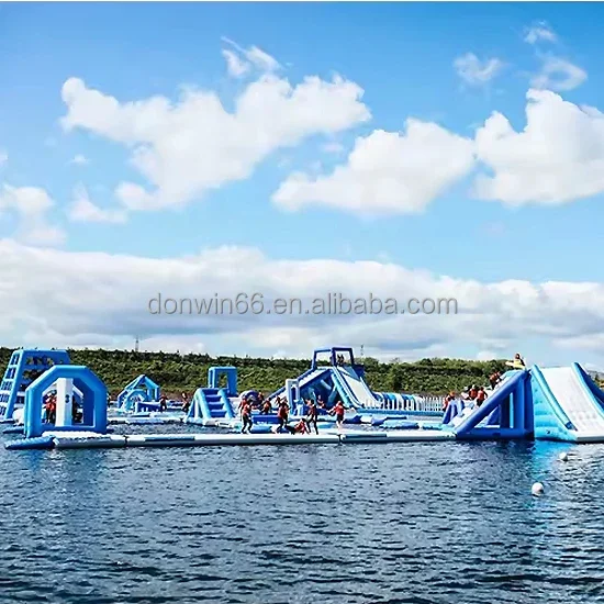 High quality water sports equipment inflatable water park water obstacle course for sale