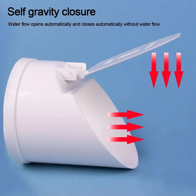 【ui】50/75/110/160 مللي متر استنزاف الأنابيب مصارف أرضية أنابيب الصرف الصحي كبيرة النزوح المضادة للرائحة غطاء خزان الصرف الصحي صمام الأنابيب الخارجية