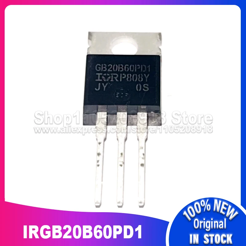 

10 ~ 50 шт./лот IRGB20B60PD1 GB20B60PD1 TO-220 100% новый спотовый запас