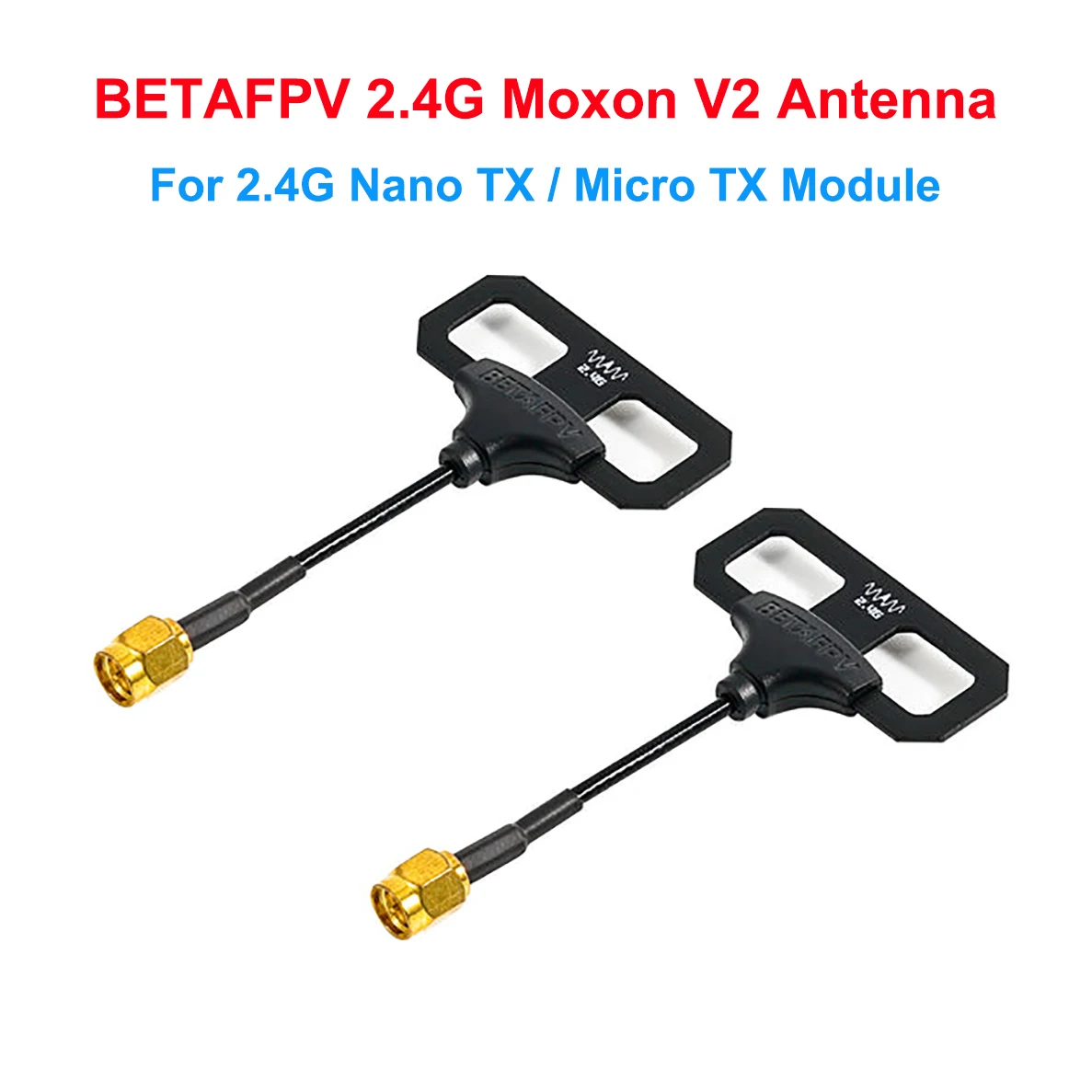 

2PCS BETAFPV Loop Omni-directional Antenna / Moxon V2 Antenna for 2.4G / 868MHz / 915MHz Transmitter Modules or Radios