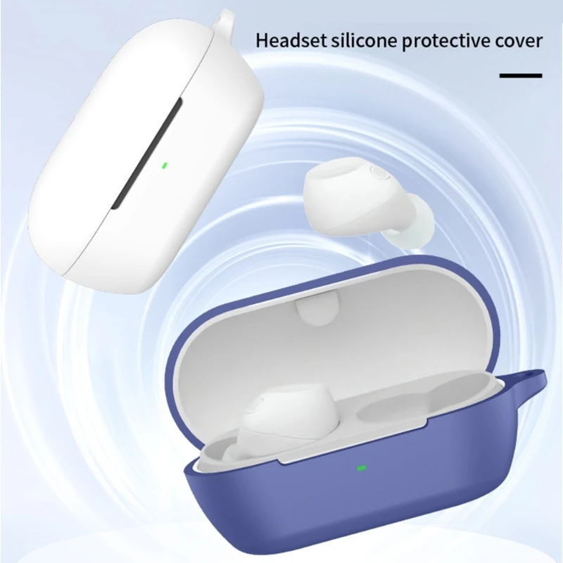 D0UA Earbud Skin Silicon House Vỏ mềm Bảo vệ chống bụi chống chống che phủ bảo vệ Tay áo chống hư hỏng cho WF-C710N