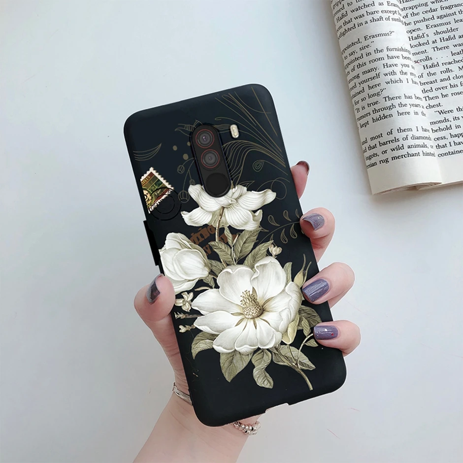 For xiaomi Pocophone F1 Case for xiaomi Poco F1 Case Silicone Soft TPU Phone Cases for PocoF1 Back Cover Heart Butterfly Bumper