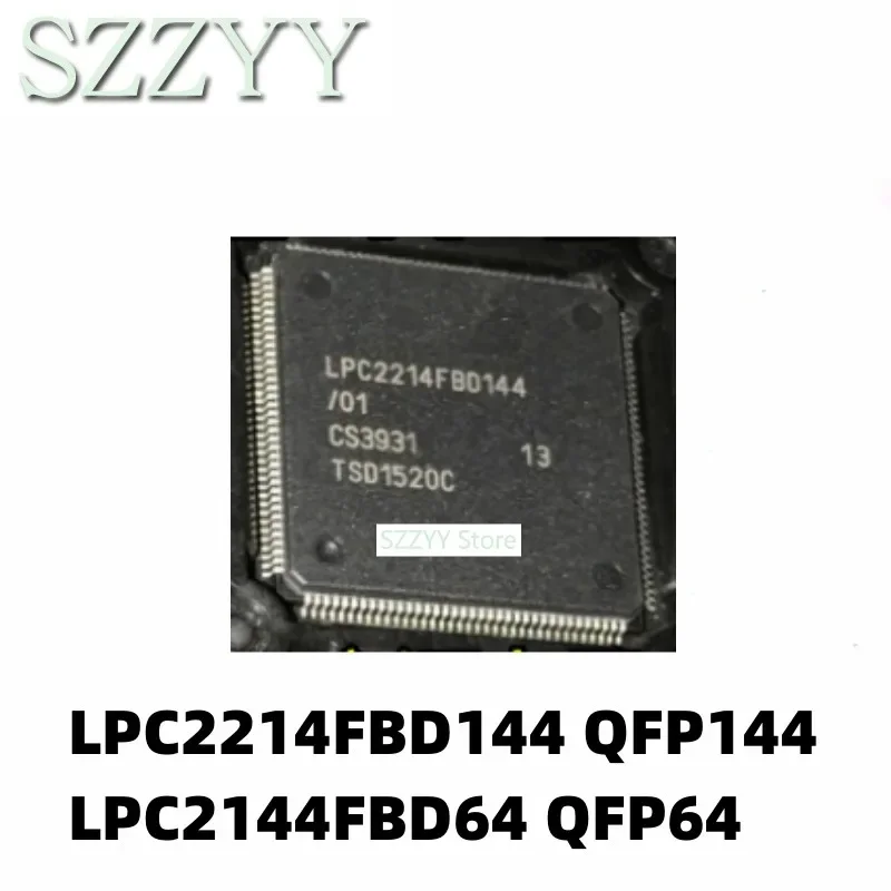 5PCS LPC2214FBD144/01  QFP144 LPC2144FBD64 QFP64