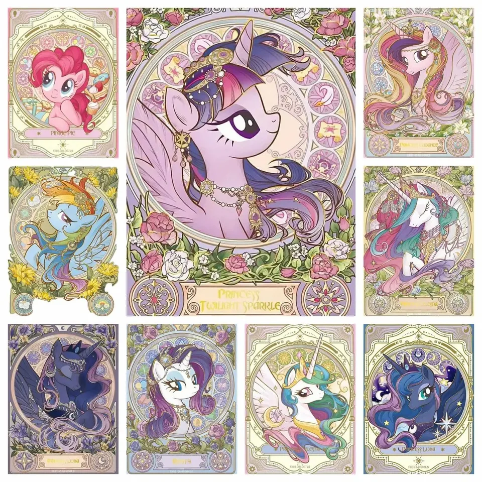 Mucha style My Little Pony 5D DIY Diamond Painting Cross Stitch