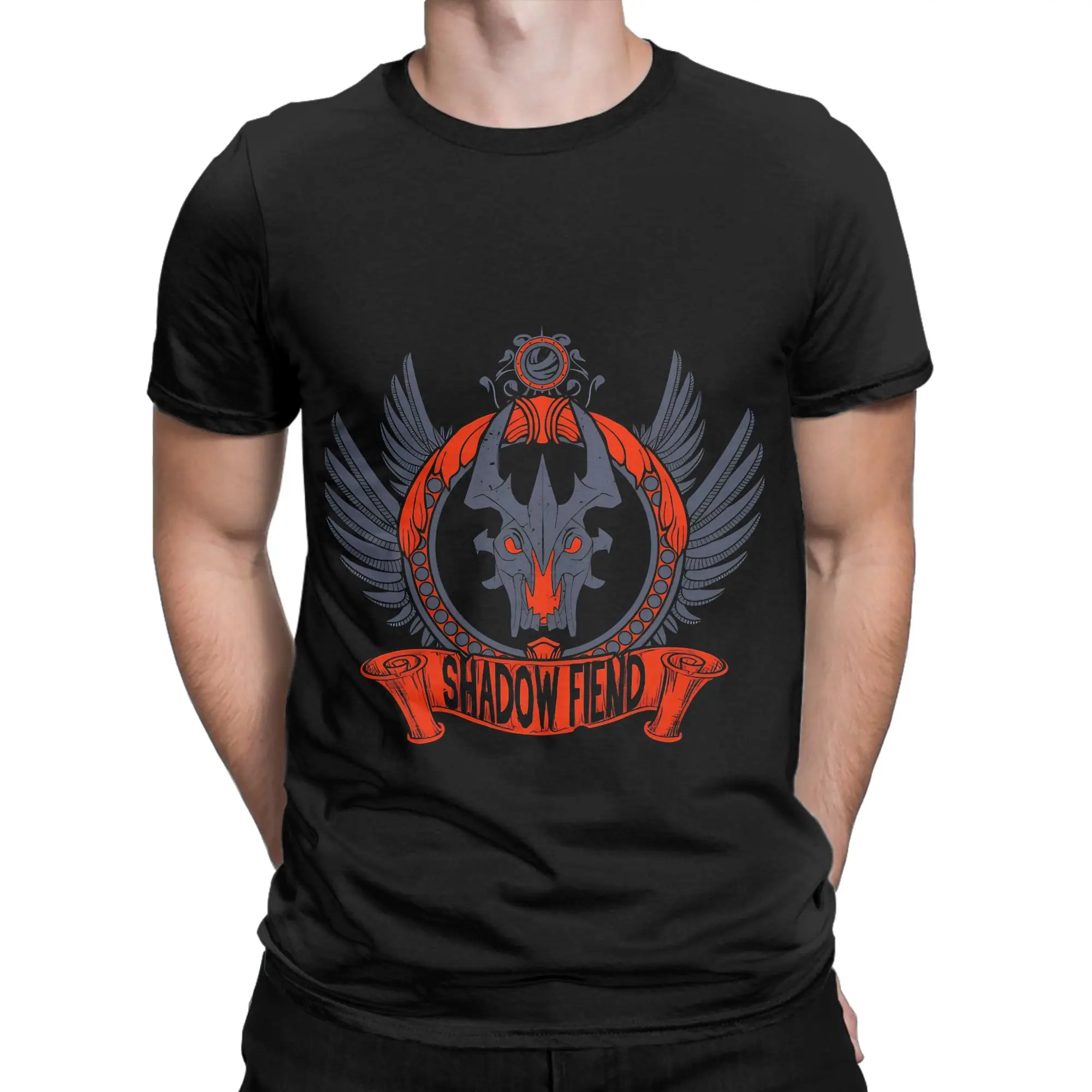 SHADOW FIEND  EDITION Classic Shirt Graphic 100% Cotton T-Shirt Shadow Fiend Tops Tees For Men