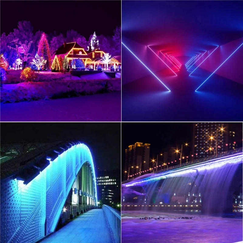 100 confezioni di connettori per strisce luminose a LED RGB a 4 pin Estensione terminale adattatore senza saldatura Gapless da 8 mm per strisce LED SMD 3528-ABQU