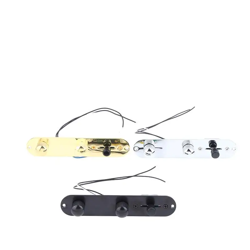 1PC Way Wired Loaded Prewired Harness 3 Way Switch Knobs Linear Iron Plate Control Circuit Assembly For Tele Guitar Parts