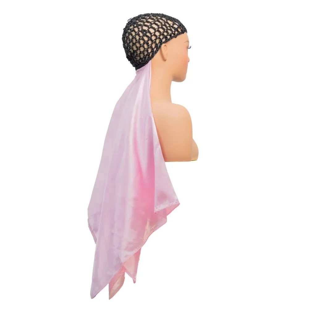 

Защитная шапочка для волос, удерживающая влагу, антифрикционная сетка для волос с шарфом, двусторонняя шапочка для волос 2-в-1, для шелкового пресса