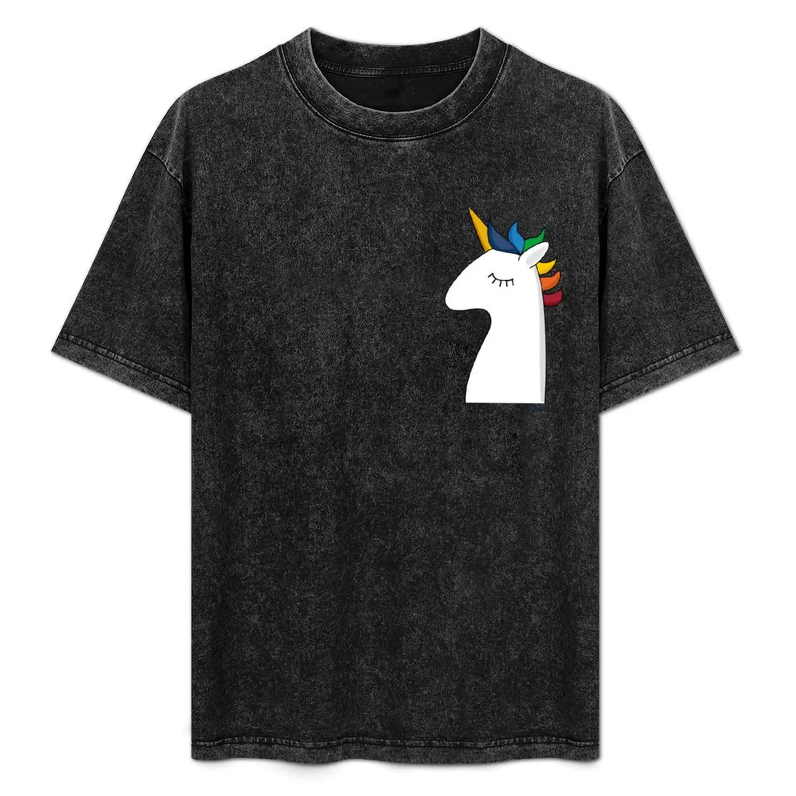 

LaDaDi unicorn T-Shirt Streetwear Print Tee Shirt