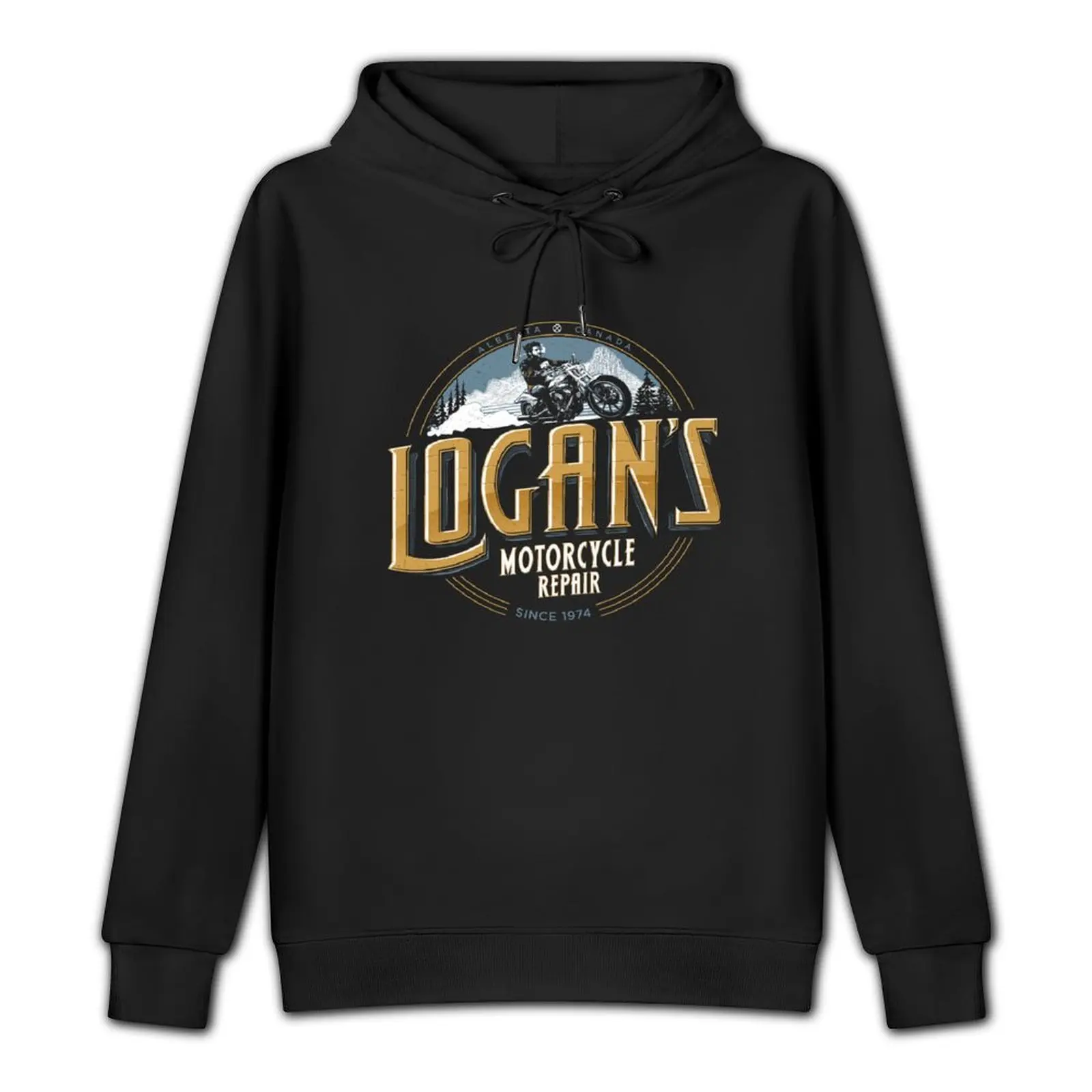 Logan's Motorcycle Repair Pullover Hoodie autumn clothes men's sweat-shirt set men clothes anime clothes new hooded tee