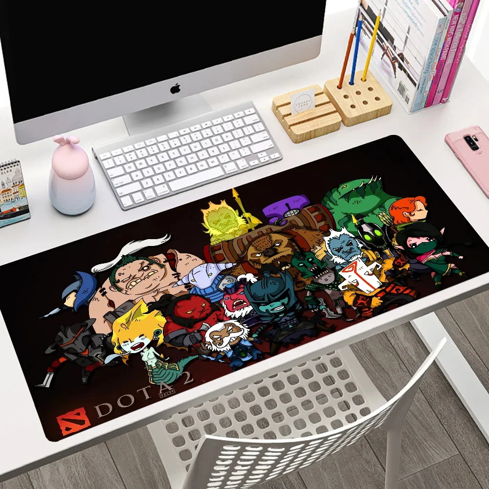 لوحة مفاتيح عالية الدقة Dota 2 Gamer ، سجادة أنيمي ، تابس مطاطي ، نوتبوك ألعاب Souris ، لوحة ماوس CSGO ، ملحقات الألعاب ، XXL