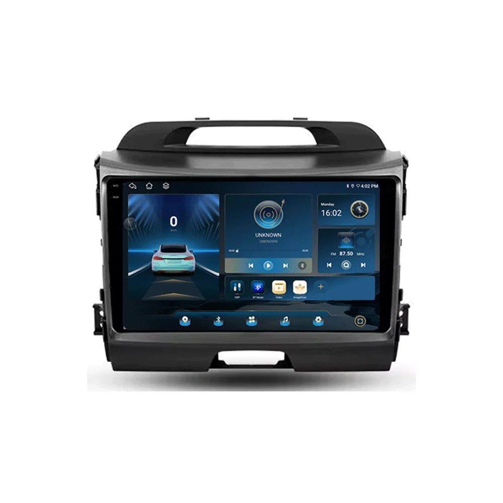 Android 16 Autoradio Draadloze CarPlay Auto voor KIA Sportage 3 2010-2015 2016 4G + WIFI Multimedia Video Player GPS 2din Autoradio - afbeelding 2