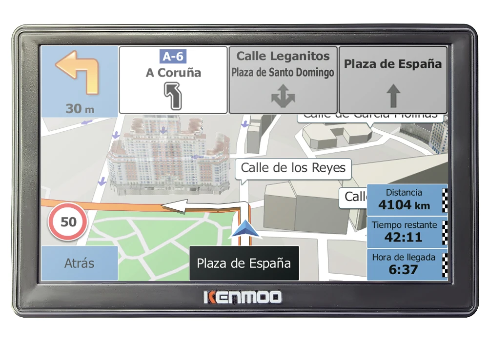 7 Inch HD GPS Portable Navigation 2026 Maps for Europe Russia Car TRUCK CAMPING Caravan Navigator Sat Nav Free Updates T701