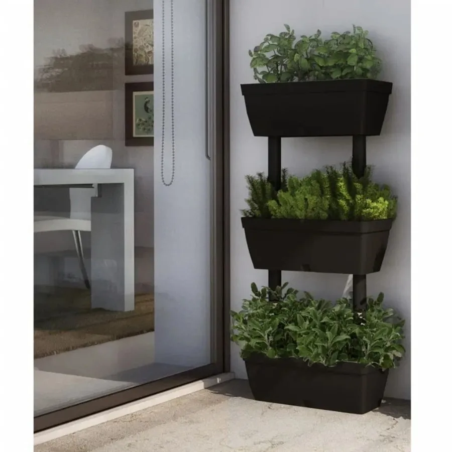 

Garden Planter 6 pcs 39.4 Anthracite