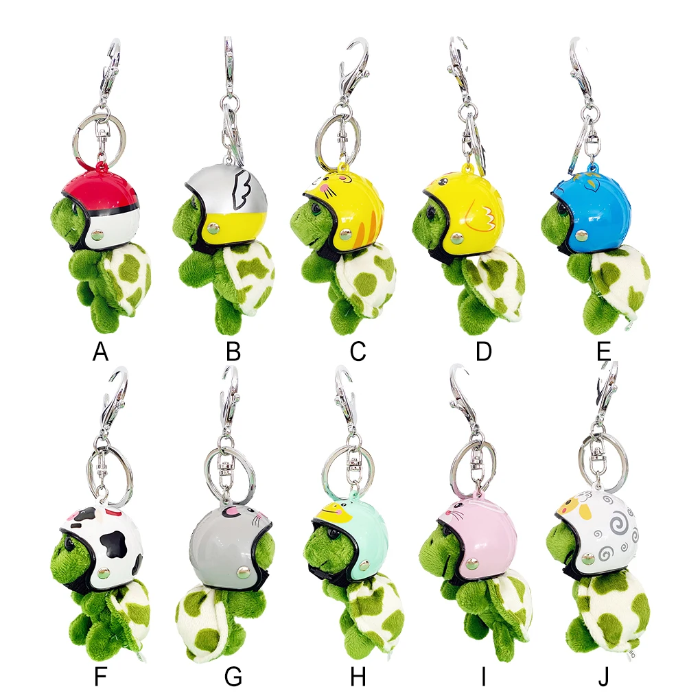 Plush Keyring Keychain Easy To And Keeping Keys In Place Helmet Sea Turtle Keychain Turtle Keychains