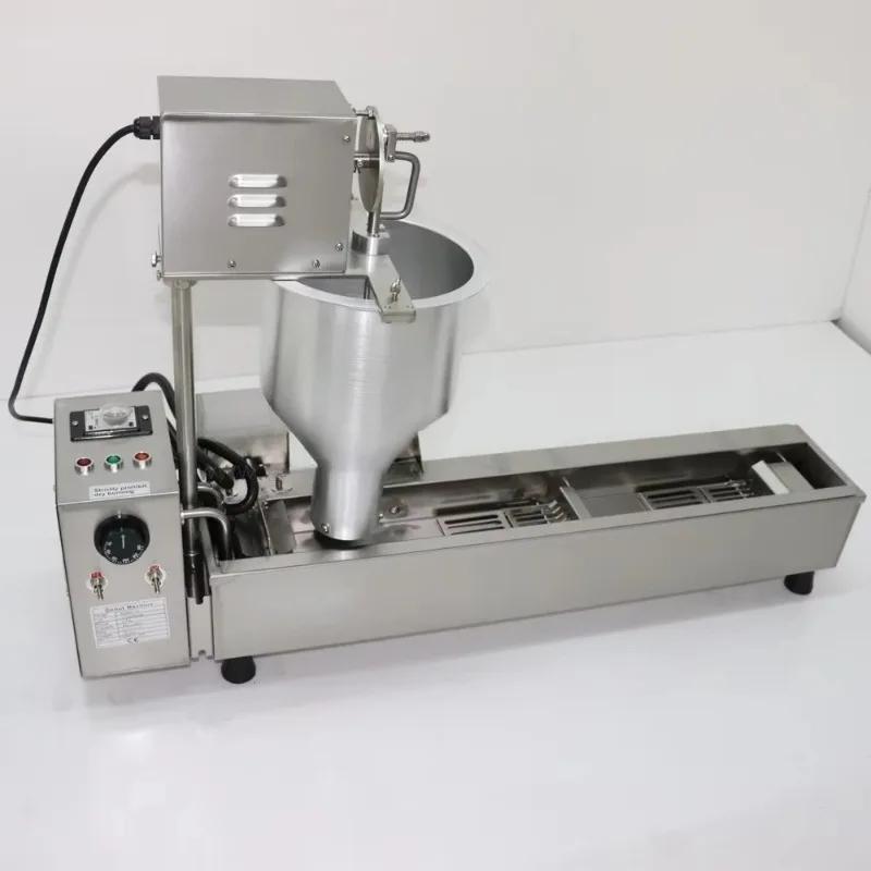 Industrial Double Row Full Automatic Donut Fryer Electric 220v Milk Flour Maker Customized