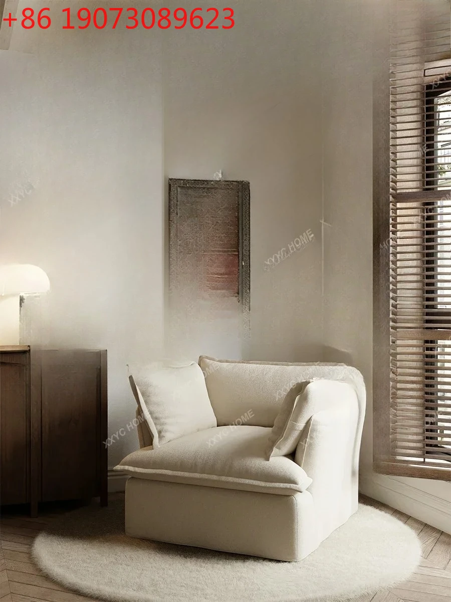 

Xiaoxiang Style Cotton And Linen Fabric Sofa Small Apartment Living