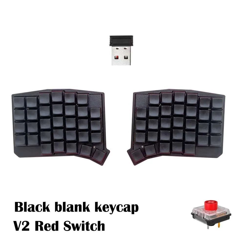 Chocソフレ ロープロファイル 分割式メカニカルキーボード 2.4G無線